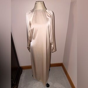 H&M satin midaxi dress
